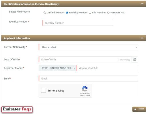 How to Check Overstay Fine in UAE by Identity Number via ICP website