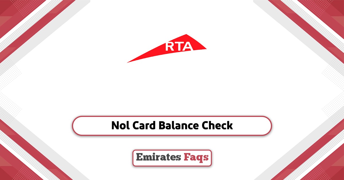 RTA Nol Card Balance Check Online: A Complete Guide 2025