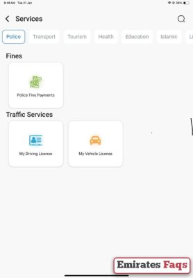 How to Check Ajman Traffic Fines via Ajman One app