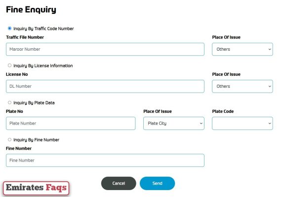 How to Check Sharjah Traffic Fines via SRTA by Fine Number