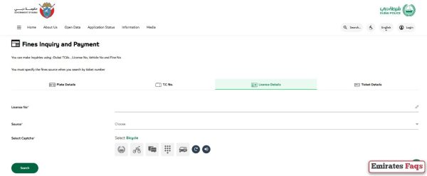 How to Check Traffic Fines in Dubai by License Details online