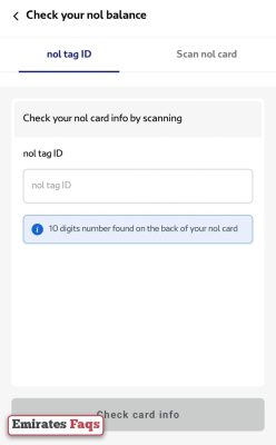 How to check Nol Card Expiry Date via app