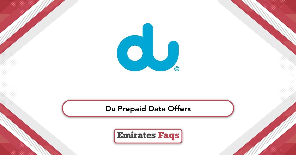 Du Prepaid Data Offers 2025