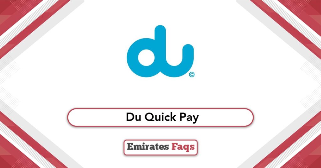 Quick Pay Discount Du Quick Pay Recharge Online - Emirates Faqs