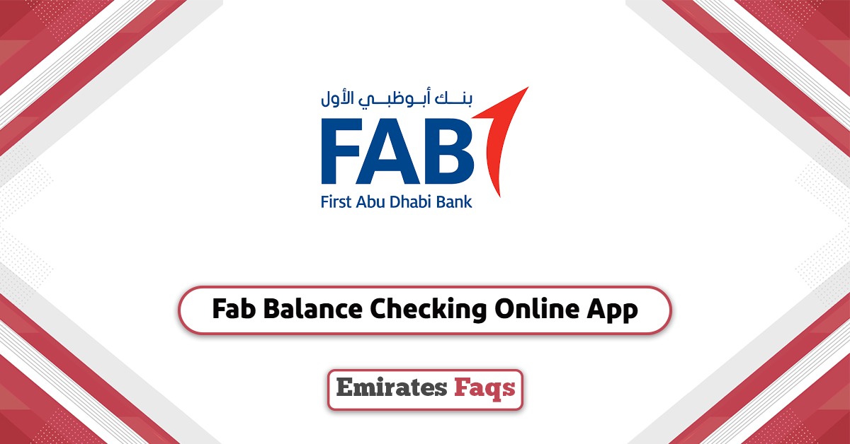 Fab Balance Checking Online App